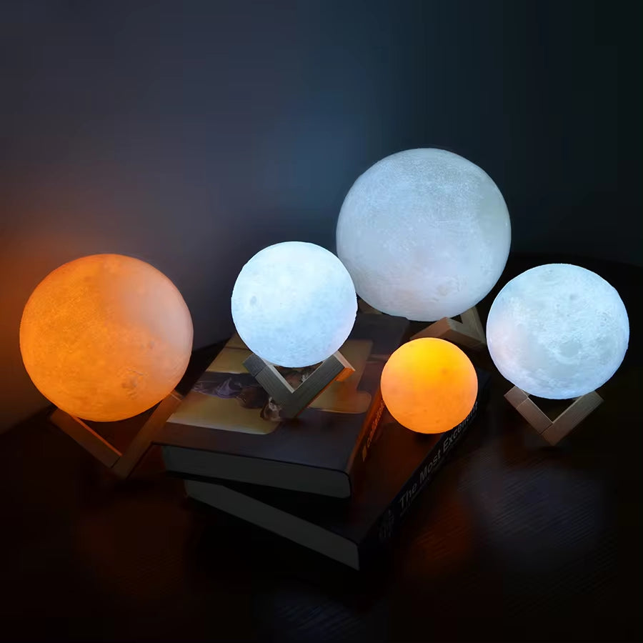 Dropship 3D Print Rechargeable Moon Lamp 